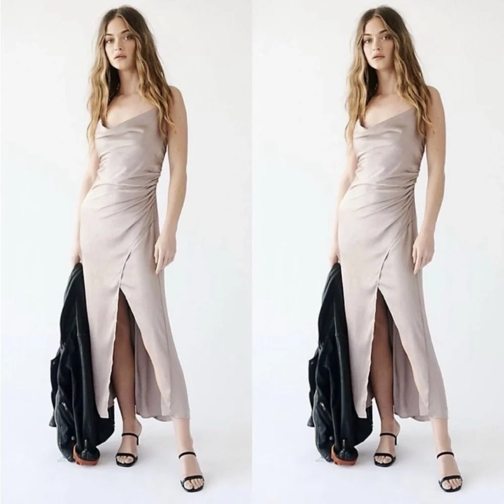 Free People Backless Tan Dress - Picture 3 of 7